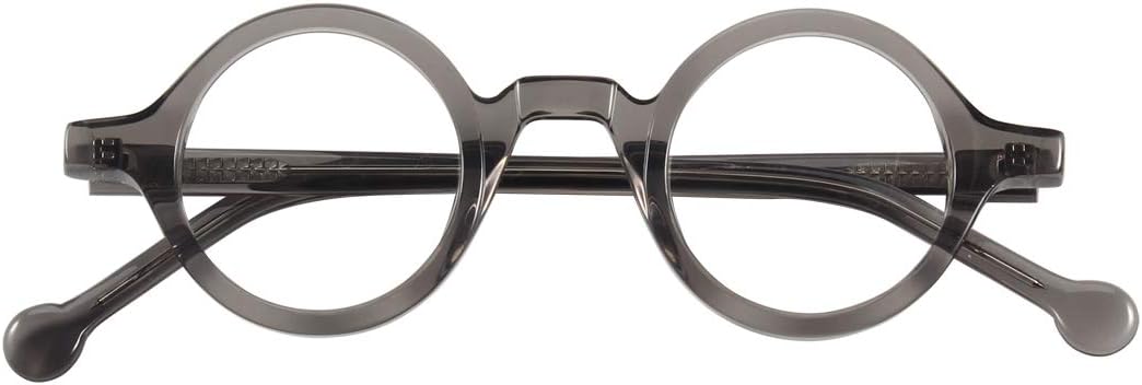 Handmade Acetate Small Round Optical Glasses Frame Spectacles Clear Lens