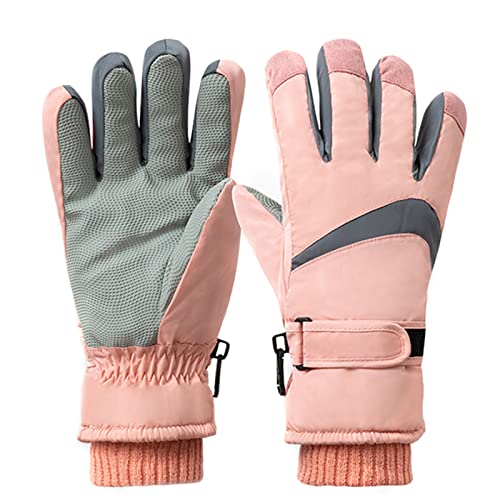 Luvas de esqui à prova dwaterproof água inverno quente luvas de neve respirável poliéster para esqui