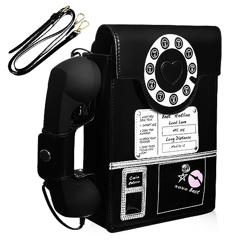 Sac à bandoulière forme téléphone pour femme avec microphone amovible