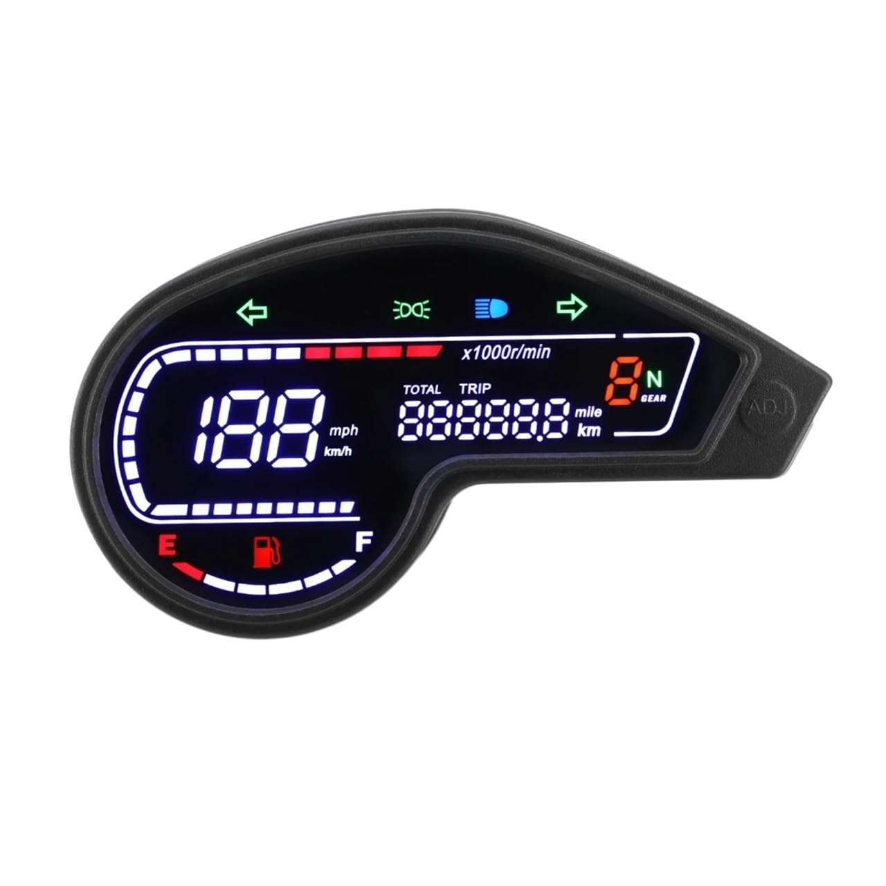 Motociclo Contachilometri per NXR150 per NXR125 per Bros 2003-2014 per CRV Moto Contagiri Digitale Moto Cruscotto Contachilometri Tachimetro