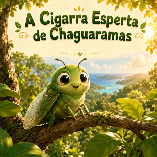 A Cigarra Esperta de Chaguaramas (Conheça os Animais e Insetos Incríveis de Trinidad e Tobago – Aventuras nas Ilhas Gêmeas) (Portuguese Edition)
