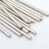 Argerrant 10 stücke Welle linear. RC 304 A2. Edelstahlstange 2mm 2,5 mm 3mm 4mm 5mm 7mm 8mm bar schiene runde wellenstäbe länge 100mm (Farbe : 4mmx100mm 10pcs, Größe : 100mm)