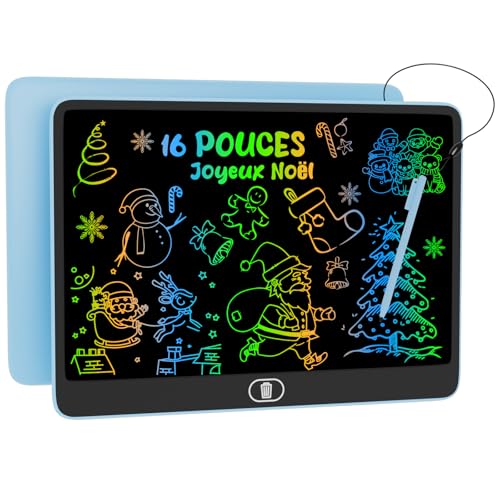 16 Pouces Tablette d'écriture LCD Colorée, [Plus Lumineuse] Electight Enfants Tablettes...