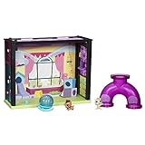 Crée ta ville Petshop ! Littlest PetShop - A8543Es00 - Poupée - Coffret - Mini Salle de Recréation + 2 Mini PetShop