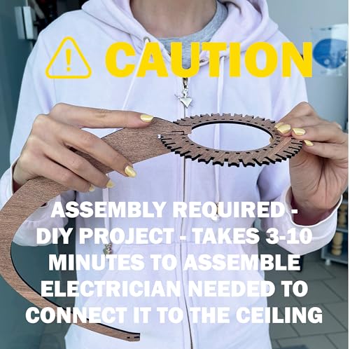 STALACTITE Wood Pendant Light | Mid Century Modern Chandelier | Hanging Lamp | Wood Chandelier Lighting | Modern Light Fixture | Modern Pendant Light - Image 8