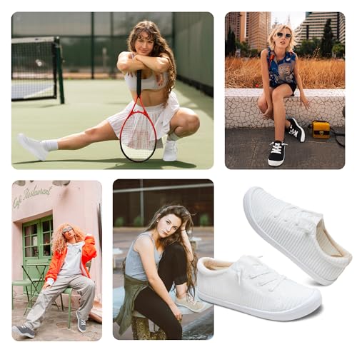 Image of AISFAESㅤ Mesh Slip On Shoes Women Comfort Knit Slip On Loafer Casual Fashion Sneaker Lightweight and Breathable Walking Flats