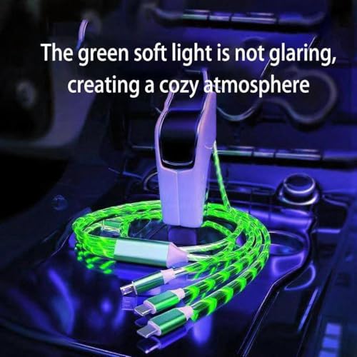 Image of USB 3-in-1 Three-Port Charging Cable, Compatible with Almost All Types of Phones, Supports Fast Charging and Data Synchronization, Lightweight and Green Design
