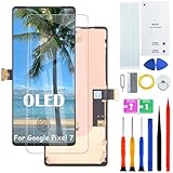 H&LYCYJ Display Bildschirm für Google Pixel 7 OLED GVU6C GQML3 GO3Z5 LCD Bildschirm Ersatz Assembly kit（Fingerabdruckunterstützung