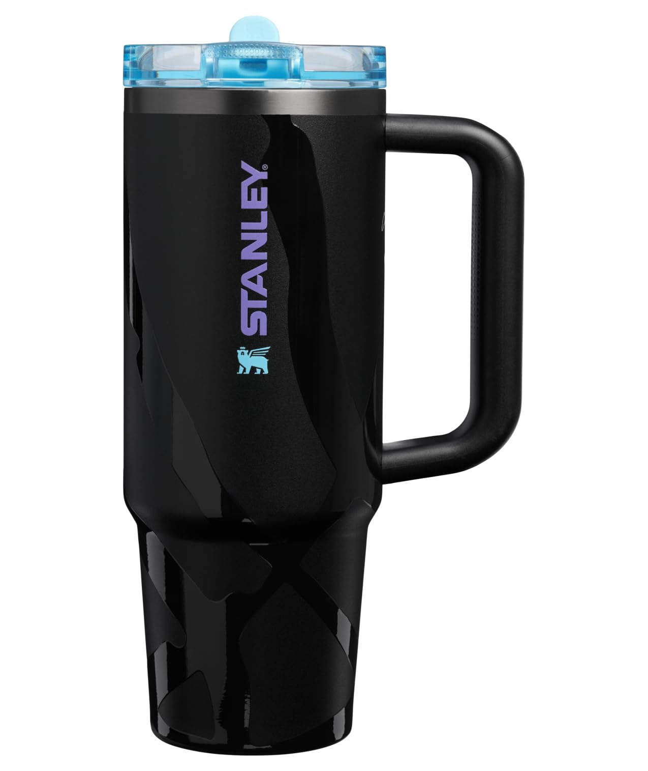 Quencher ProTour Flipstraw Tumbler, 30 oz, Caitlin Clark Blacktop | Built-In Straw & Handle | Cupholder Compatible for Travel | Leakproof Insulated Stainless Steel Cup | BPA-Free