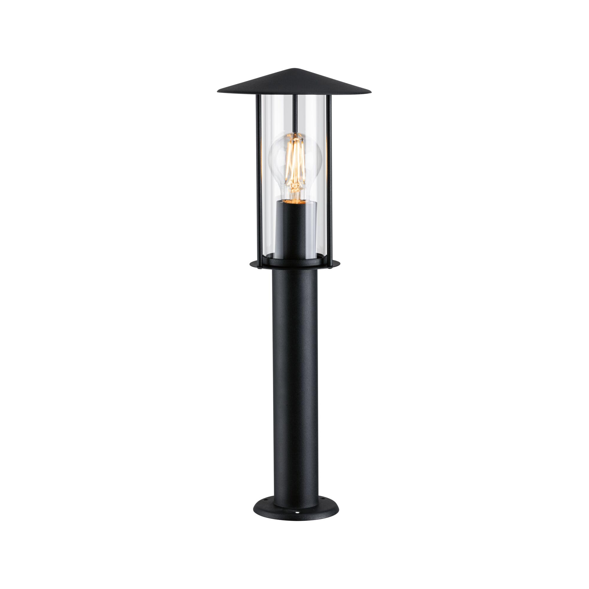 Paulmann LED Außenleuchte Pollerleuchte Classic IP44 500mm 2200K 4,3W 420lm 230V Schwarz E27 Metall