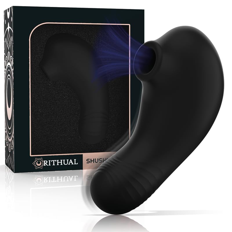 SHUSHU PRO STIMULATOR CLITORAL 2 POWERFULL MOTORS BLACK