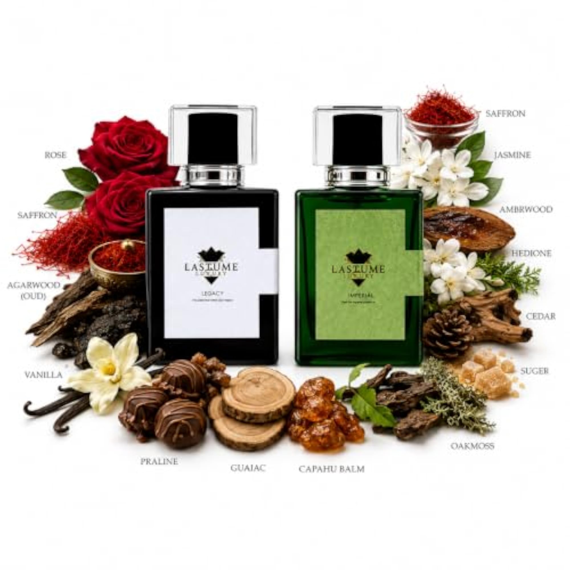 Legacy & Imperial Extrait De Parfum Combo, Unisex Gift Set