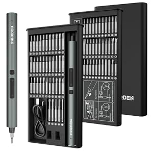 SHARDEN 75 IN 1 Mini Electric Screwdriver Set, Power Screwdriver