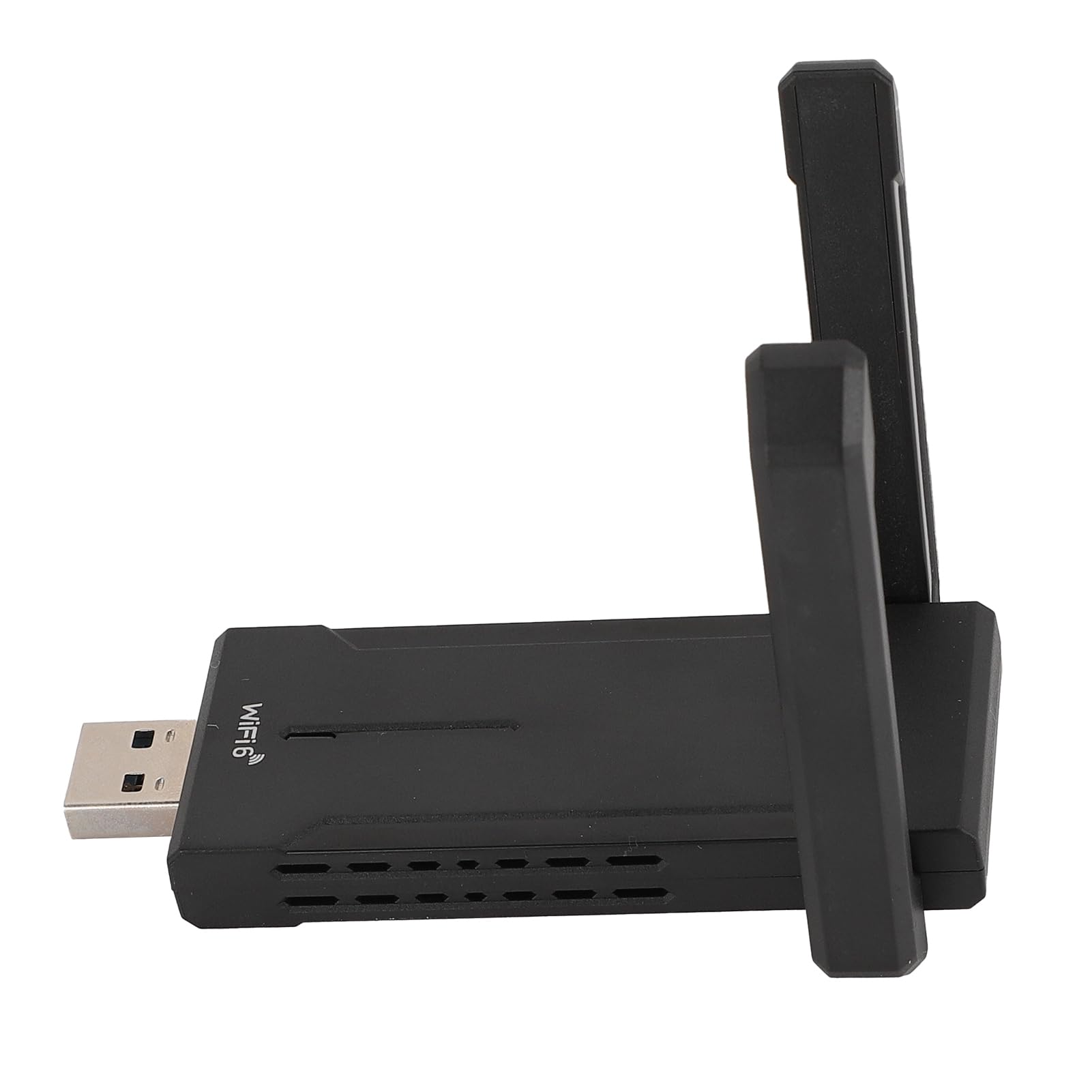 Adaptador de Tarjeta de Red inalámbrica USB Tri Band 5374Mbps WiFi 6 Tarjeta de Red para Juegos Antenas giratorias duales de Alta Velocidad y Baja latencia para transmisión