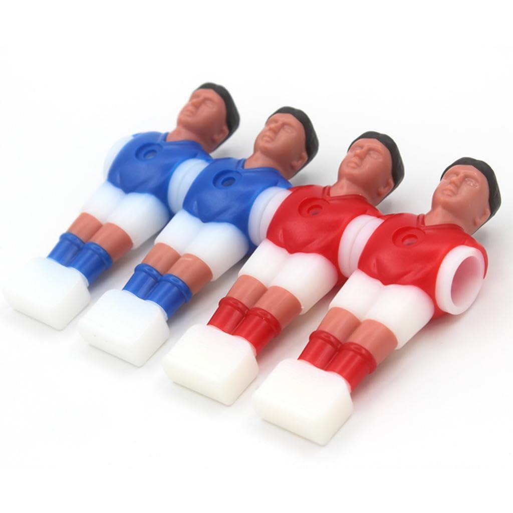 22 Giocatori di Calcio Balilla da Calcio da Uomo per biliardino con Accessori per Giochi con la Palla Maggiore Durata ed Eccezionale, Stile 1, 22 Pezzi + 1 Pallina