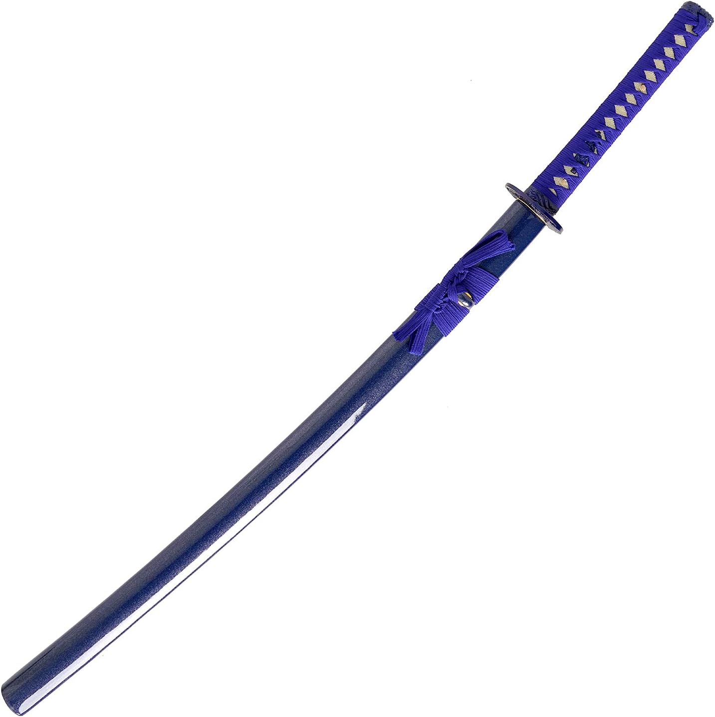 Musha Hand Forged Katana/Samurai Sword - Damascus Steel Blade Titianium Coating Blade - Razor Sharp, Full Tang, Fully Functional, Battle Ready