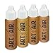 Art of Air 4pc MEDIUM complexion Professional Airbrush Cosmetic Makeup Set 1/2 oz bottles