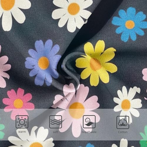 Cotton Girls Underwear Toddler Colorful Daisy Floral White Black Girl Panties Cute Animals Underpants Briefs 2t3