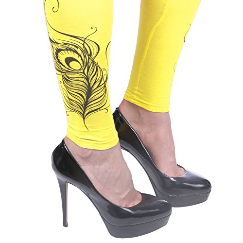 Image of Plus Size Printed Ankle Length Leggings for Women