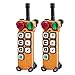 Industrial Wireless Remote Control F24-6D AC/DC65V-440V (2 Transmitter + 1 Receiver) Hoist Crane