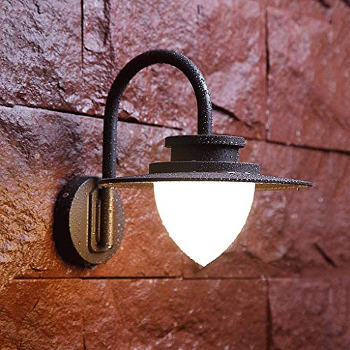 Lampe murale extérieure étanche E27 lumineuse led en fer de style simple