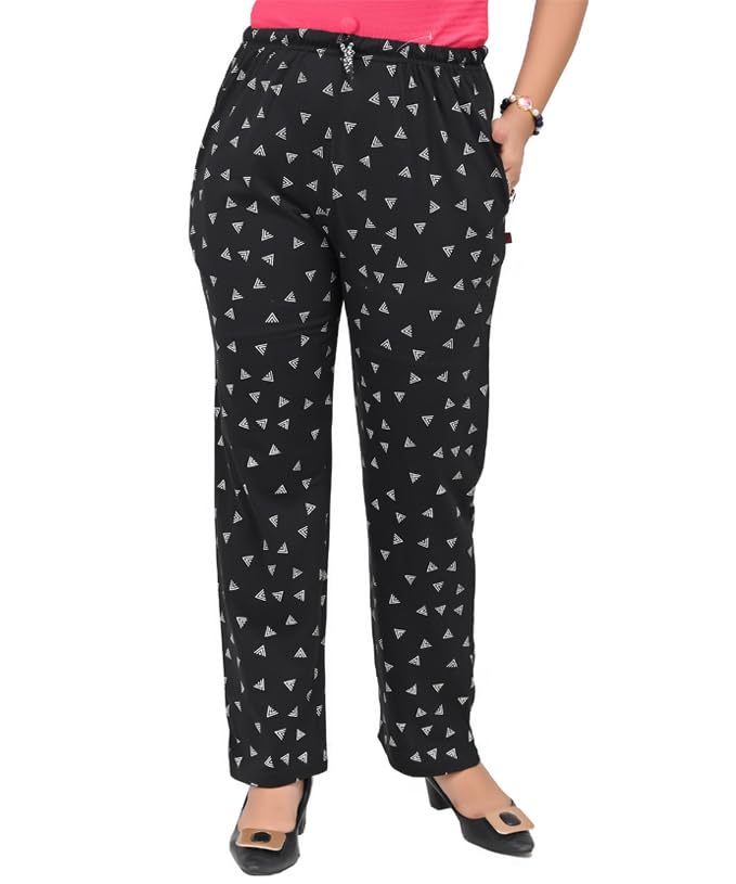 Women's & Girls 100% Cotton Pyjama Lower | Soft & Breathable Lounge Pants | Elastic Waist Nightwear Bottom | Comfortable Sleepwear-picture-28