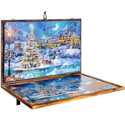 Becko US Rompecabezas de mesa plegable para hasta 1000 piezas Cover