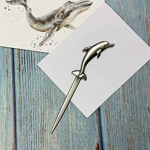 Giftsogifts Vintage Pewter Dolphin Letter Opener #TOP1