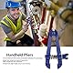 Mini-Handschraubstock für Handwerk & Haushalt, Handgehaltene Schraubstockklemmen, Handzange, Maschinisten-Zangenzange (50MM)