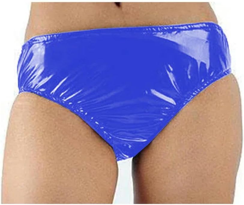 Male Sissy Wet look PVC Leather Briefs Panties Exotic Lingerie for Intimate Moments Fetish Club Party