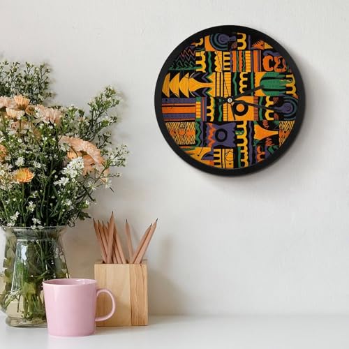 Reloj de Pared Digital Redondo 10 Pulgadas Negro miniatura 3