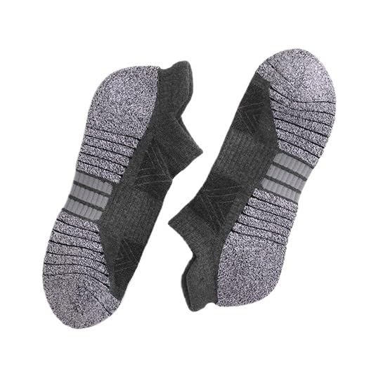 Gepolsterte Sportsocken – Gepolsterte Laufsocken for lange Distanzen for Männer und Frauen, atmungsaktive Sportsocken