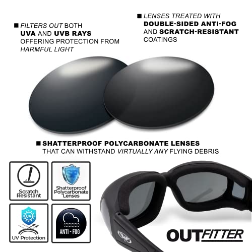 Global Vision Outfitter Smoke Anti Fog Side Lenses That Provide Great Peripheral Vision3