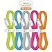 VOJO [5 Pack] 4ft Micro USB Cable with Bright Color, Tangle-Free High Speed USB 2.0 Male A to B Sync & Charging Cord for Android, External Battery Pack, Cameras and More