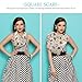 DGTXWIT Silk Scarfs Football Jersey Helmet Popcorn Square Scarves 27
