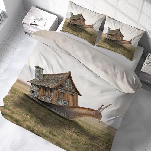 Housse de couette 240 x 260 fermeture éclair parure de lit microfibre facile à laver