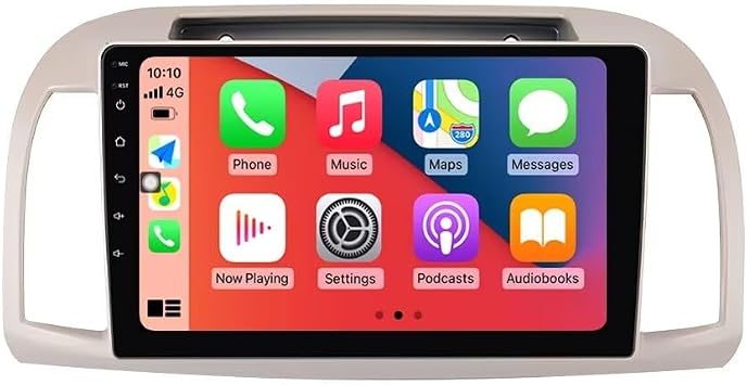 MekedeTech Android Car Radio Stereo Navigation for Nissan March Micra K12 2002-2010 Head Unit Replacement,Touch Screen Upgrade with Wireless CarPlay/Android Auto,4 core 1+32G