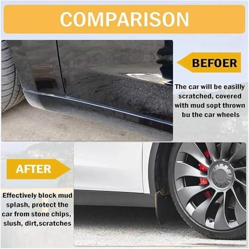 Garde-boue pour Tesla l'accessoire de voyage idéal pour rouler par tous les temps - 4