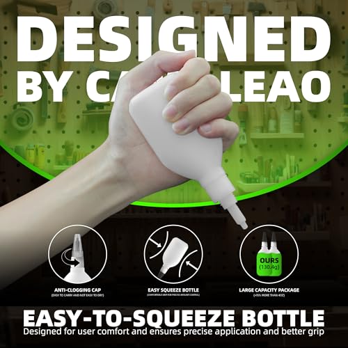 Medium Super CA Glue Kit 4.6 oz, All Purpose Clear Superglue for Ceramic Metal Plastic Wood 3D Printing, Strong Instant Cyanoacrylate Adhesive for DIY Craft Hobby Model Aquarium Leather Glass Rubber - Image 2