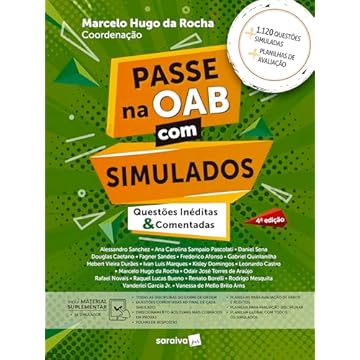 Capa do livro Passe Na Oab Com Simulados - Questões Inéditas e Comentadas - 4ª Edição 2025
