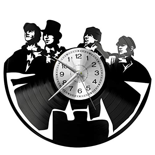 EVEVO The Beatles Disque Vlnyle Disques Vinyliques Horloges Murales Vinyle Record Mur l’horloge Créatif Classique… - Les Beatles, Paul McCartney, John Lennon, RIngo Starr, George Harrison EVEVO The Beatles Disque Vlnyle Disques Vinyliques Horloges Murales Vinyle Record Mur l'horloge Créatif Classique… – Image 5