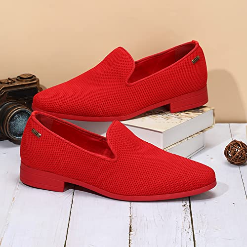 Image of UUBARIS Mens Dress Loafers Tuxedo Suit Slip on Shoes