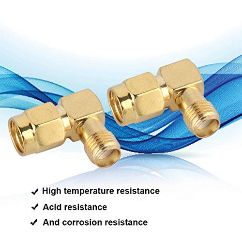 SMA para SMA Adaptador Conector, SMA Conector, Baixa Impedância 50 ohms Baixa Perda para Antenas Apl