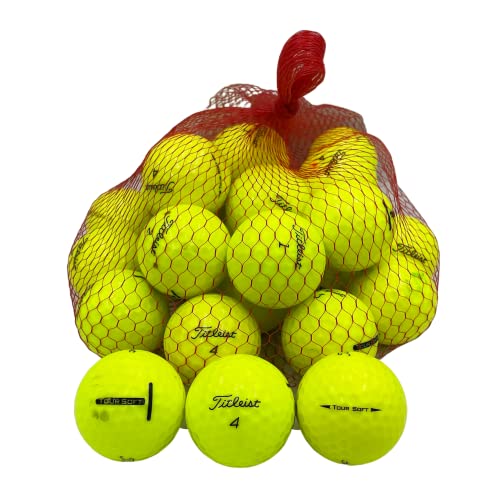Golf Ball Planet Tour Soft Yellow Used Golf Balls (24