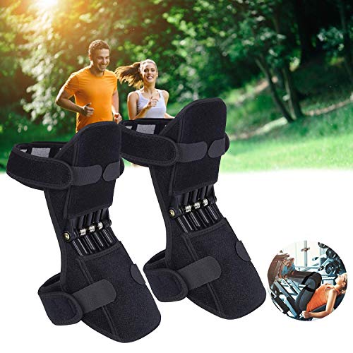 Joint Support Knee Pads (Upgraded), Power Lift Knee Stabilizer Pads, Powerful Rebound Spring Force Knee Protection Booster, Breathable Joint Knee Support Brace for Sports, Squat, Training