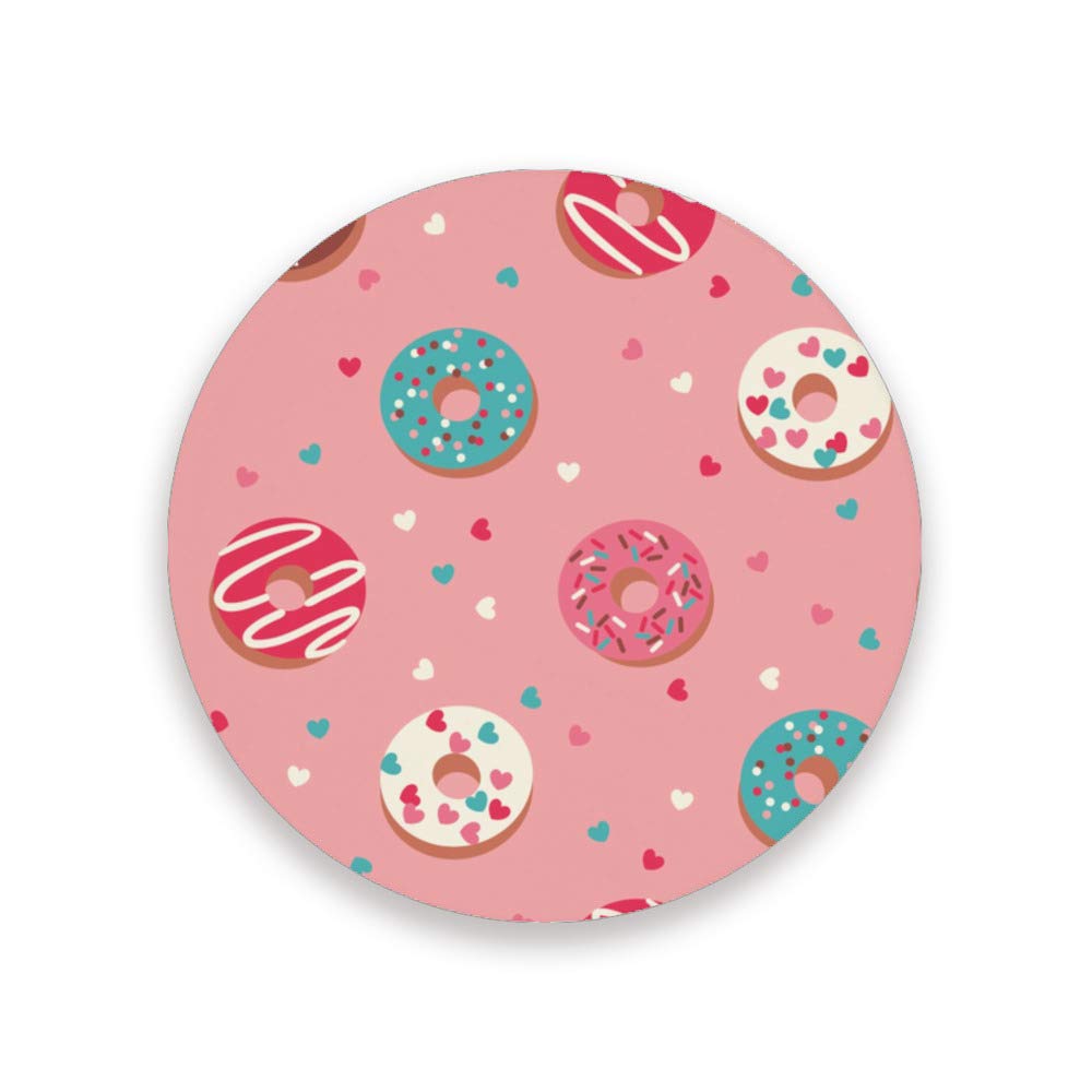 Dessous de verre donuts rose CHEHONG pour sublimer votre décoration de bureau