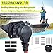 1865120 MKR-28 Trolling Motor Plug and Receptacle For Minn Kota Freshwater and Saltwater Marine Boat Battery Accessory Male Female Connector Socket Waterproof Heavy Duty 8AWG Rated To 60A Up To 48V