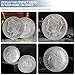 Rare Collectible Antique Historical Coin Exquisite Cameo Design Old Silver Dollar Souvenir Reproduction Artwork Uncirculated Morgan Collection Silver Dollar1878 (1PCS)