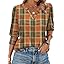 U-orange Plaid