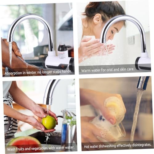 Robinet d'évier électrique résolvant le manque d'eau chaude instantanée au lavabo - 6